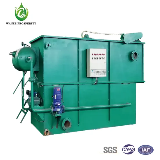 Flottation à air dissous pour l'élimination des TSS des eaux usées de rejet Norme améliorée